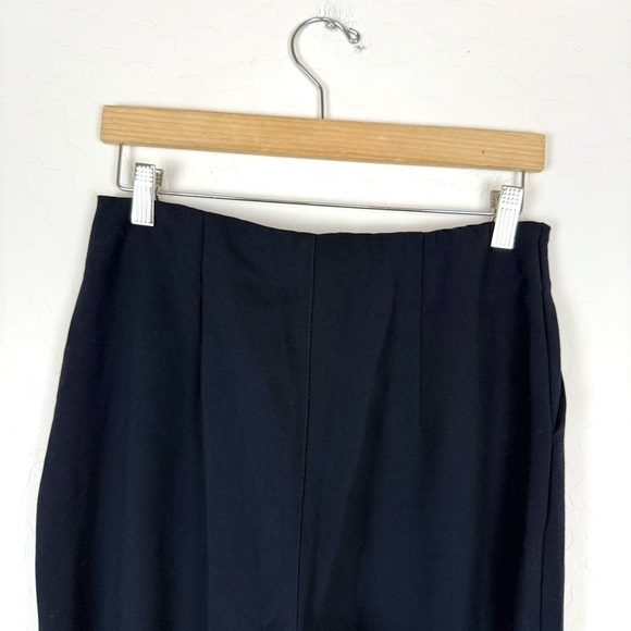 Abercrombie and Fitch Tailored Split Hem Flare Pant in Black - Picture 9 of 12